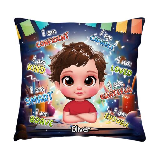 Personalized Gift for Grandson Kindergarten Learning Pillow