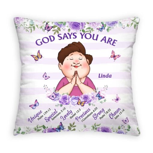 Personalized Gifts For Grandma God Says You Are Pillow