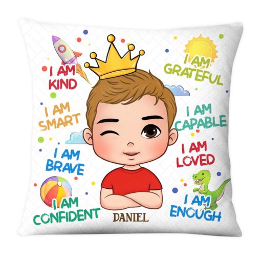 Personalized Gifts For Grandson I Am Kind Pillow