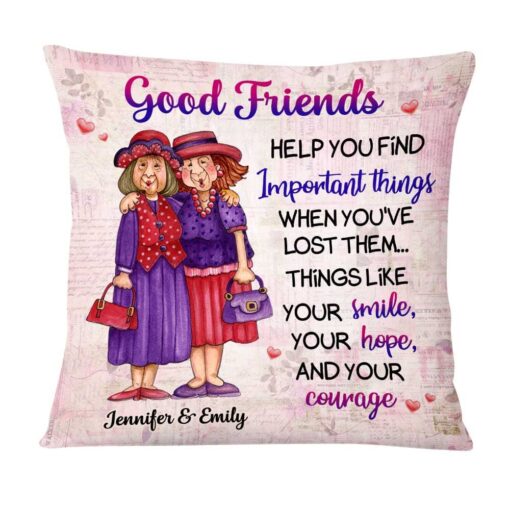 Personalized Gifts For Old Friends Pillow