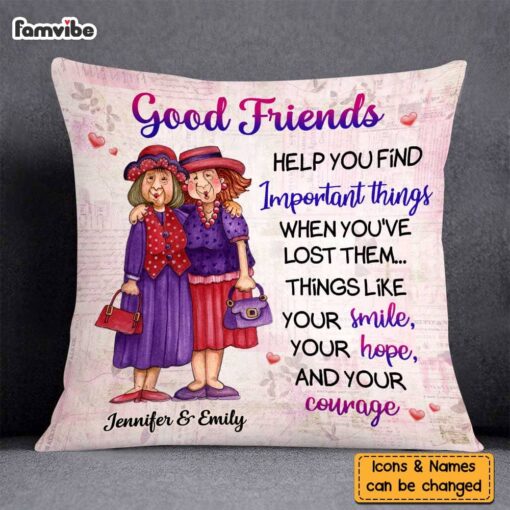 Personalized Gifts For Old Friends Pillow