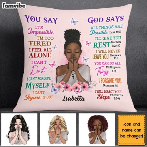 Personalized Girl Your Are Pillow