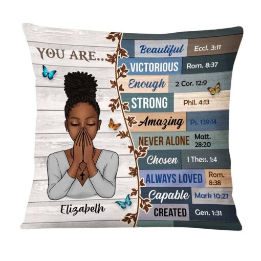 Personalized God Says You Are Inspiration Pillow