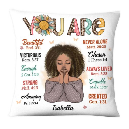 Personalized God Says You Are Pillow