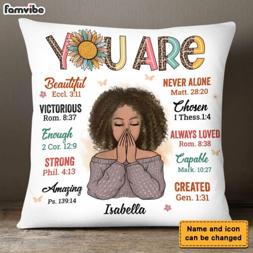 Personalized God Says You Are Pillow