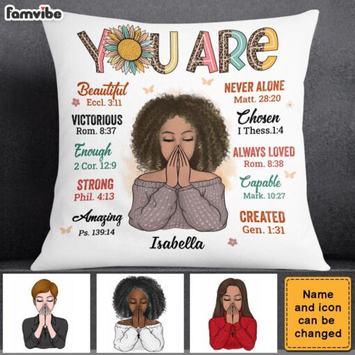 Personalized God Says You Are Pillow