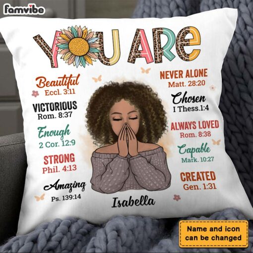 Personalized God Says You Are Pillow