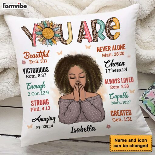 Personalized God Says You Are Pillow