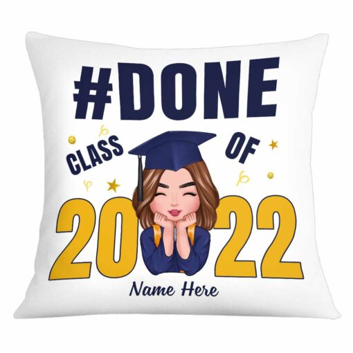 Personalized Graduation Girl Boy Pillow