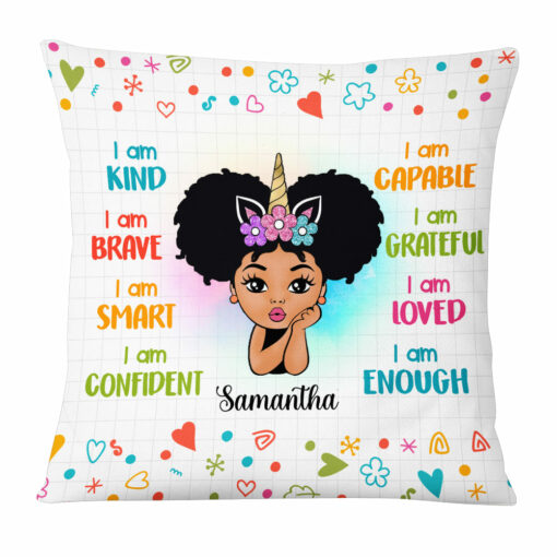 Personalized Granddaughter I Am Kind Pillow