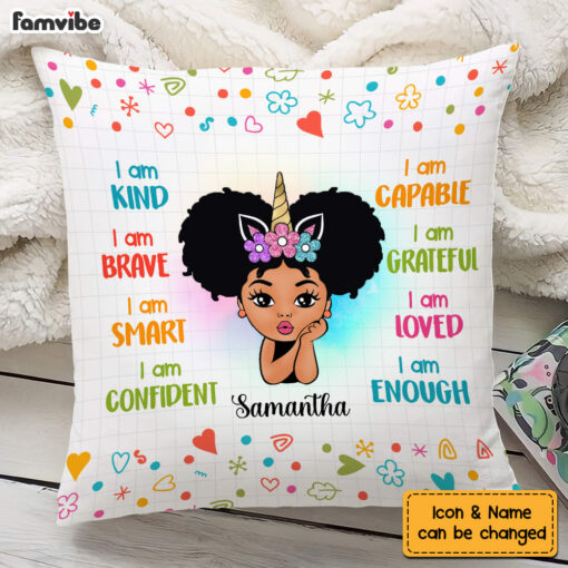 Personalized Granddaughter I Am Kind Pillow