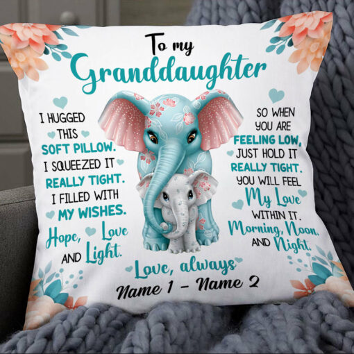 Personalized Granddaughter Pillow