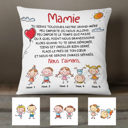 Personalized Grandma French Grand-m�re Pillow