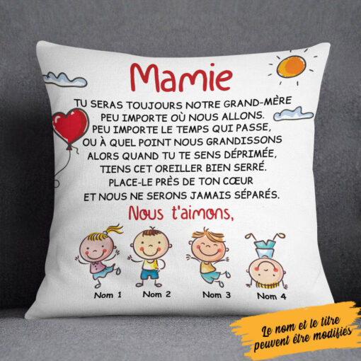 Personalized Grandma French Grand-m�re Pillow