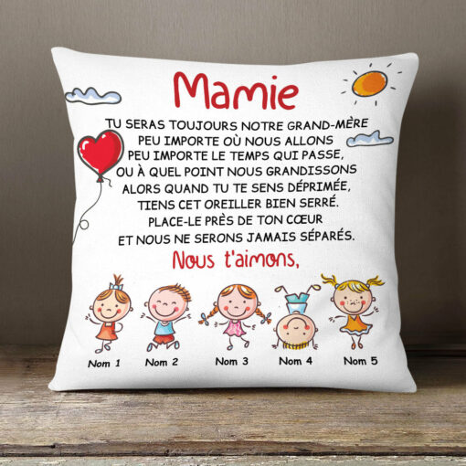 Personalized Grandma French Grand-m�re Pillow