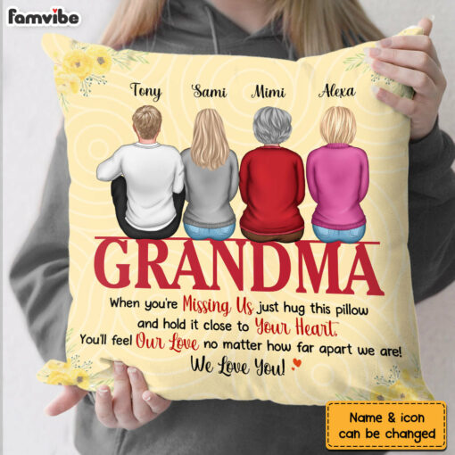 Personalized Grandma Hig This Pillow