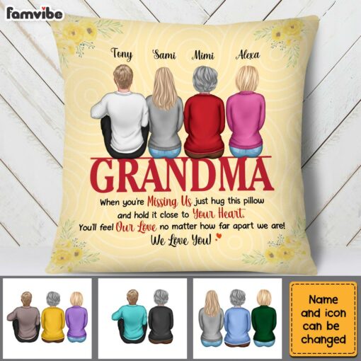 Personalized Grandma Hig This Pillow