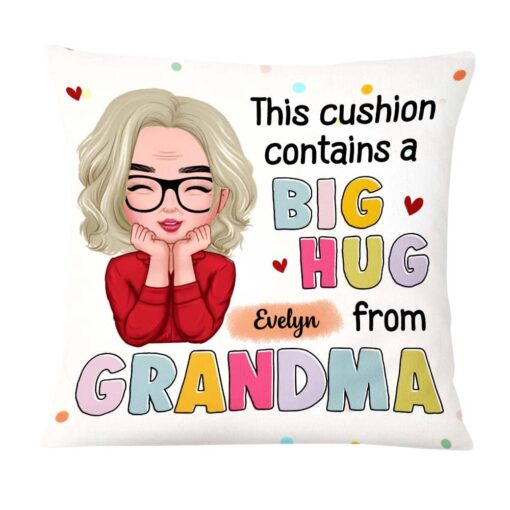 Personalized Grandma Hug Pillow