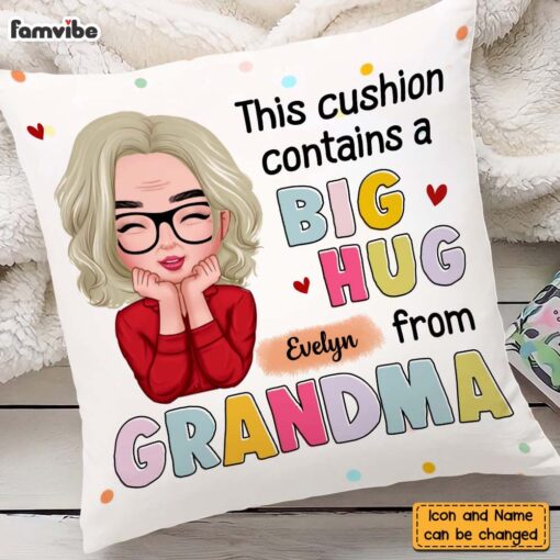 Personalized Grandma Hug Pillow