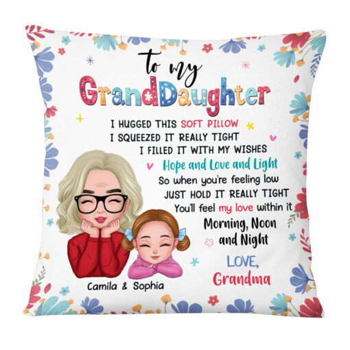 Personalized Grandma Hug This Pillow