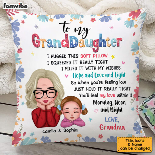 Personalized Grandma Hug This Pillow