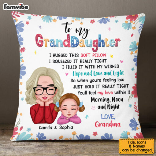 Personalized Grandma Hug This Pillow