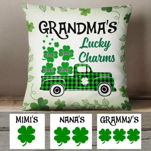 Personalized Grandma Irish St Patrick’s Day Pillow