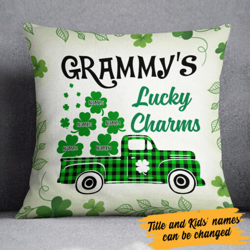 Personalized Grandma Irish St Patrick’s Day Pillow