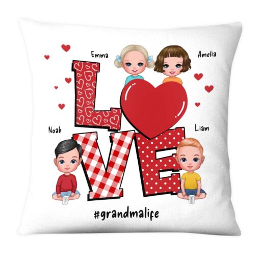 Personalized Grandma Love Pillow