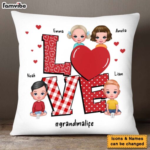 Personalized Grandma Love Pillow