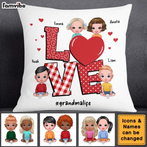 Personalized Grandma Love Pillow