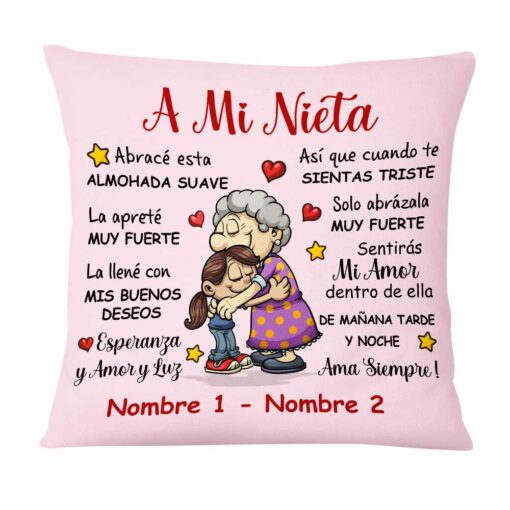 Personalized Grandma Mom Mam� Abuela Spanish Pillow