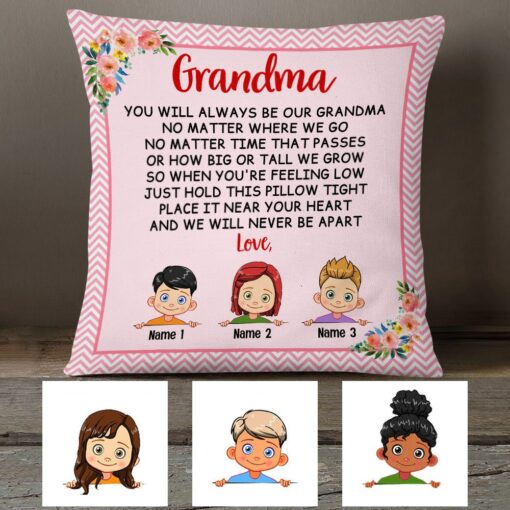 Personalized Grandma Mom Pillow