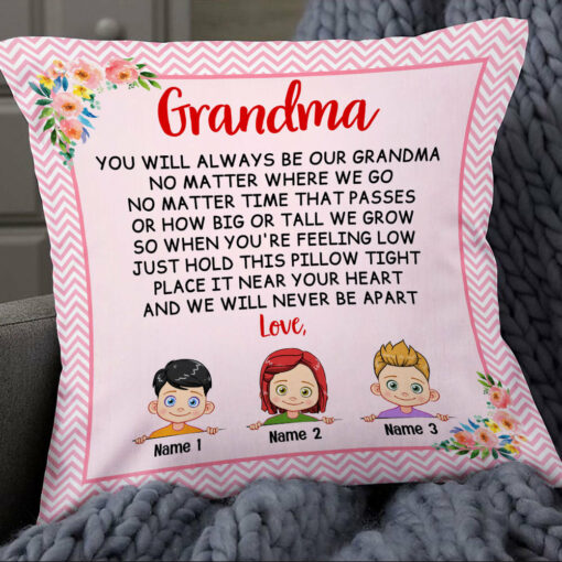 Personalized Grandma Mom Pillow