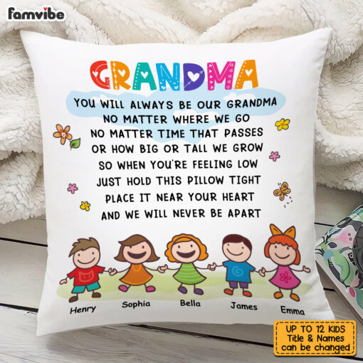 Personalized Grandma Pillow