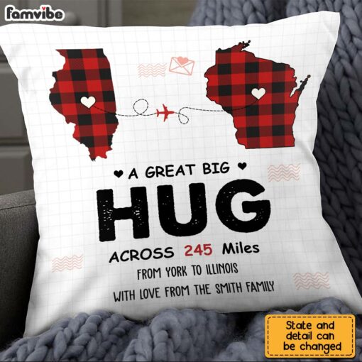 Personalized Great Big Hug Pillow