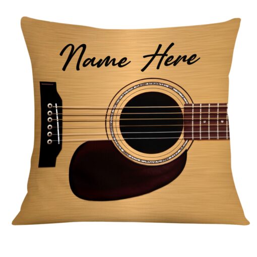 Personalized Guitar Lover Pillow