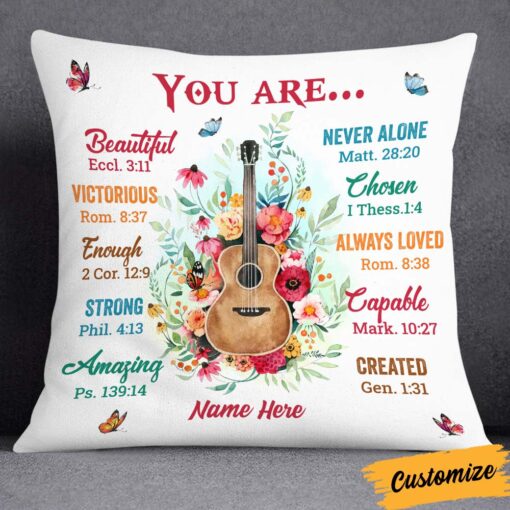 Personalized Guitar You Are Pillow