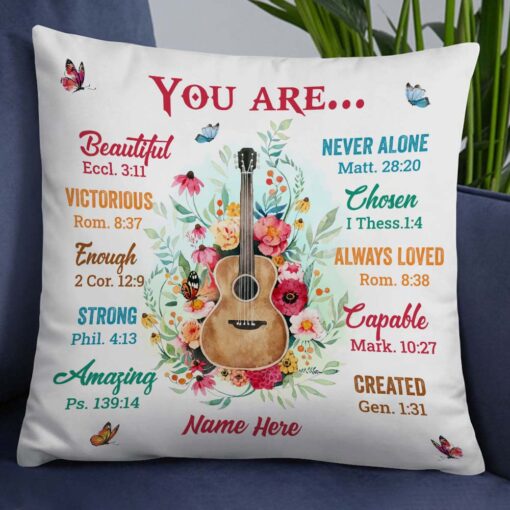 Personalized Guitar You Are Pillow