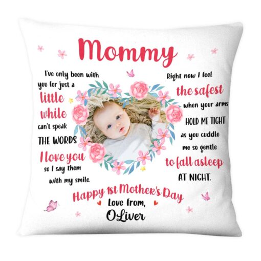 Personalized Happy 1st Mother’s Day Pillow