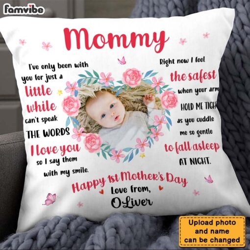 Personalized Happy 1st Mother’s Day Pillow