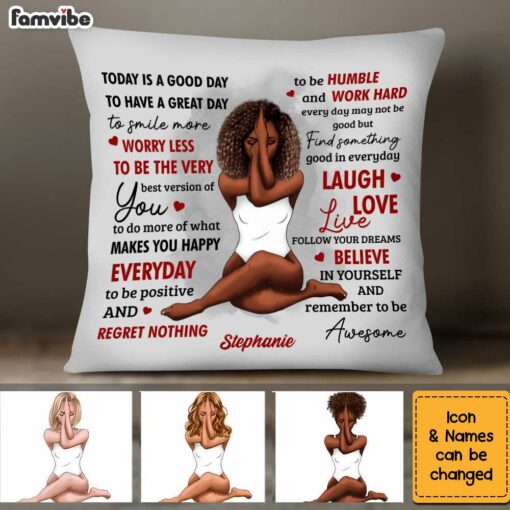 Personalized Happy Everyday Pillow