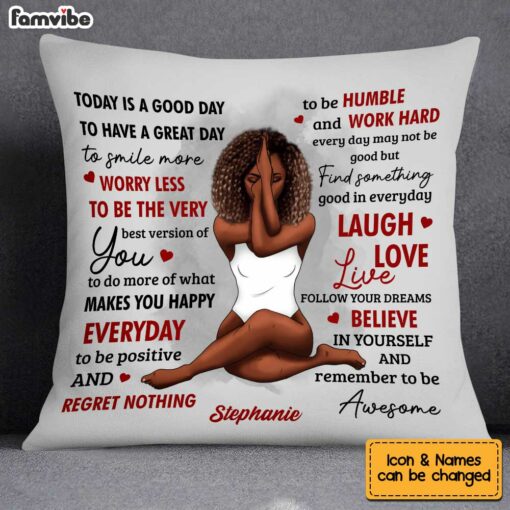 Personalized Happy Everyday Pillow