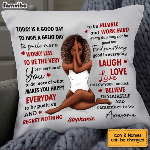 Personalized Happy Everyday Pillow