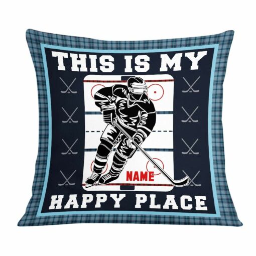 Personalized Hockey Pillow