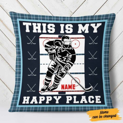 Personalized Hockey Pillow