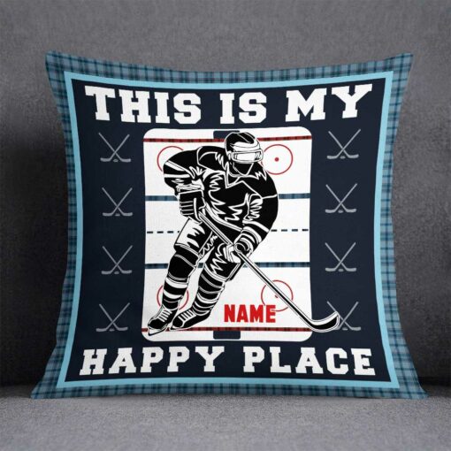 Personalized Hockey Pillow