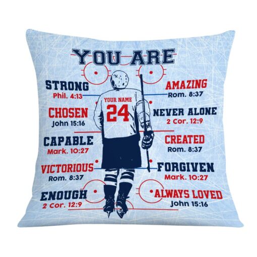 Personalized Hockey You Are Pillow