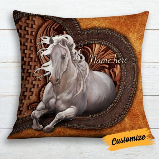 Personalized Horse Lover Pillow