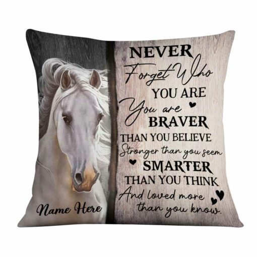 Personalized Horse You Are Pillow